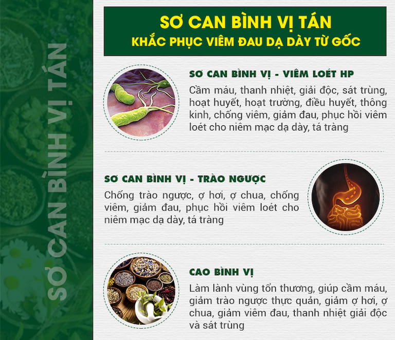 3 chế phẩm trong bài thuốc