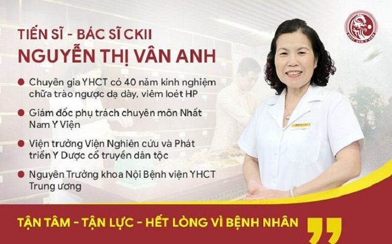 TS.BS Nguyễn Thị Vân Anh - Người có hơn 30 năm kinh nghiệm điều trị dạ dày