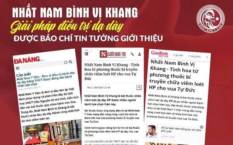 Cơ quan báo chí đưa tin về bài thuốc Nhất Nam Bình Vị Khang