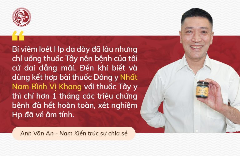 Khách hàng review hiệu quả bài thuốc chữa vi khuẩn HP