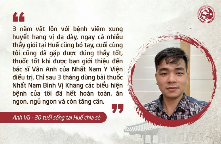 Review của khách hàng về hiệu quả của bài thuốc