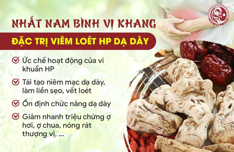 Nhất Nam bình Vị Khang cho nhiều công dụng tuyệt với điều trị bệnh